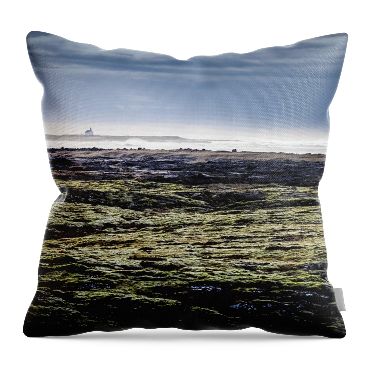 Coast Throw Pillow featuring the photograph South West Iceland by Geoff Smith