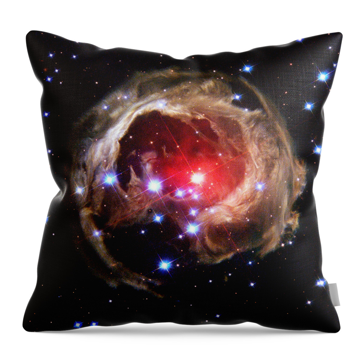 Super Nova Throw Pillow featuring the photograph Space - 838 by Paul W Faust - Impressions of Light