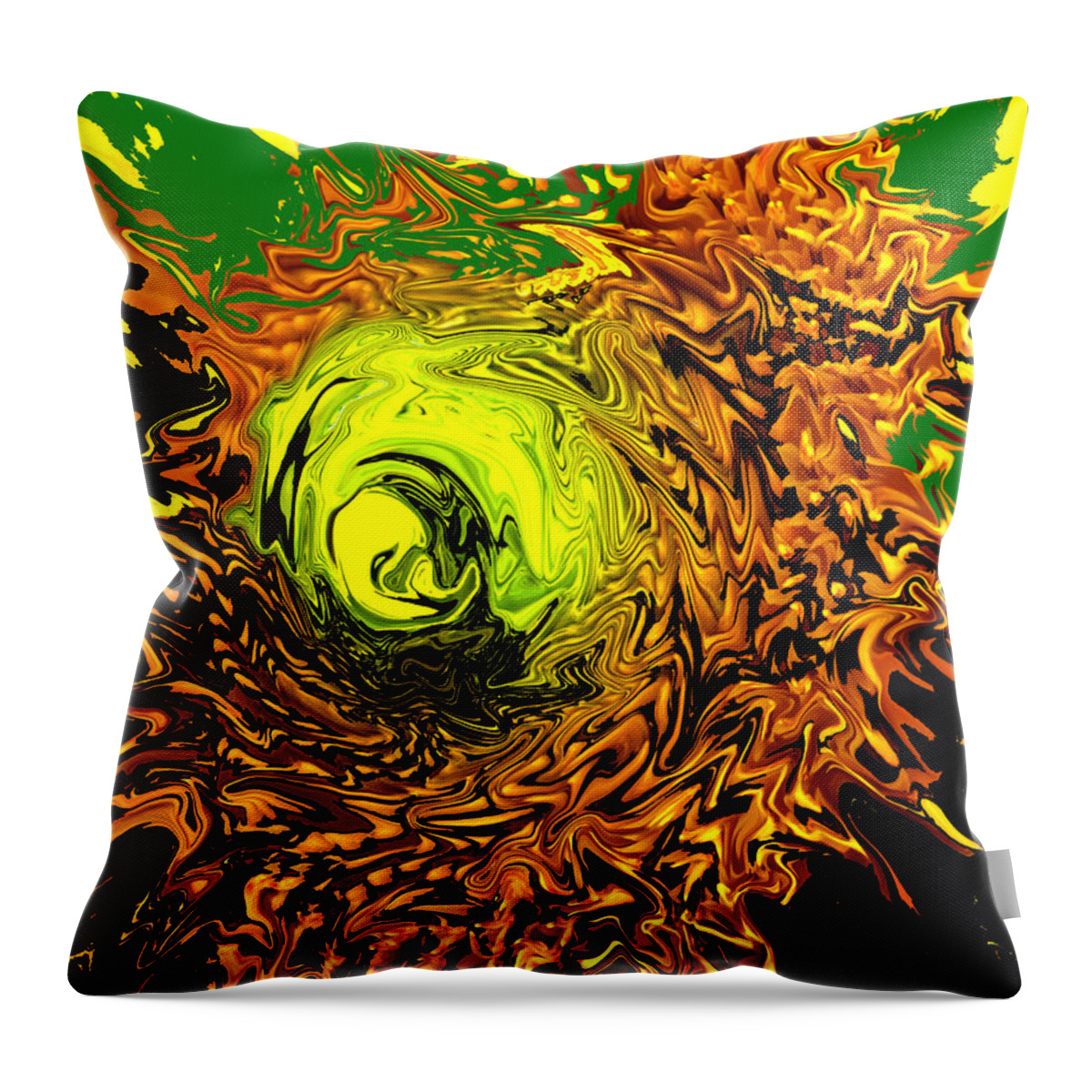 Abstract Throw Pillow featuring the digital art Special by Ian MacDonald