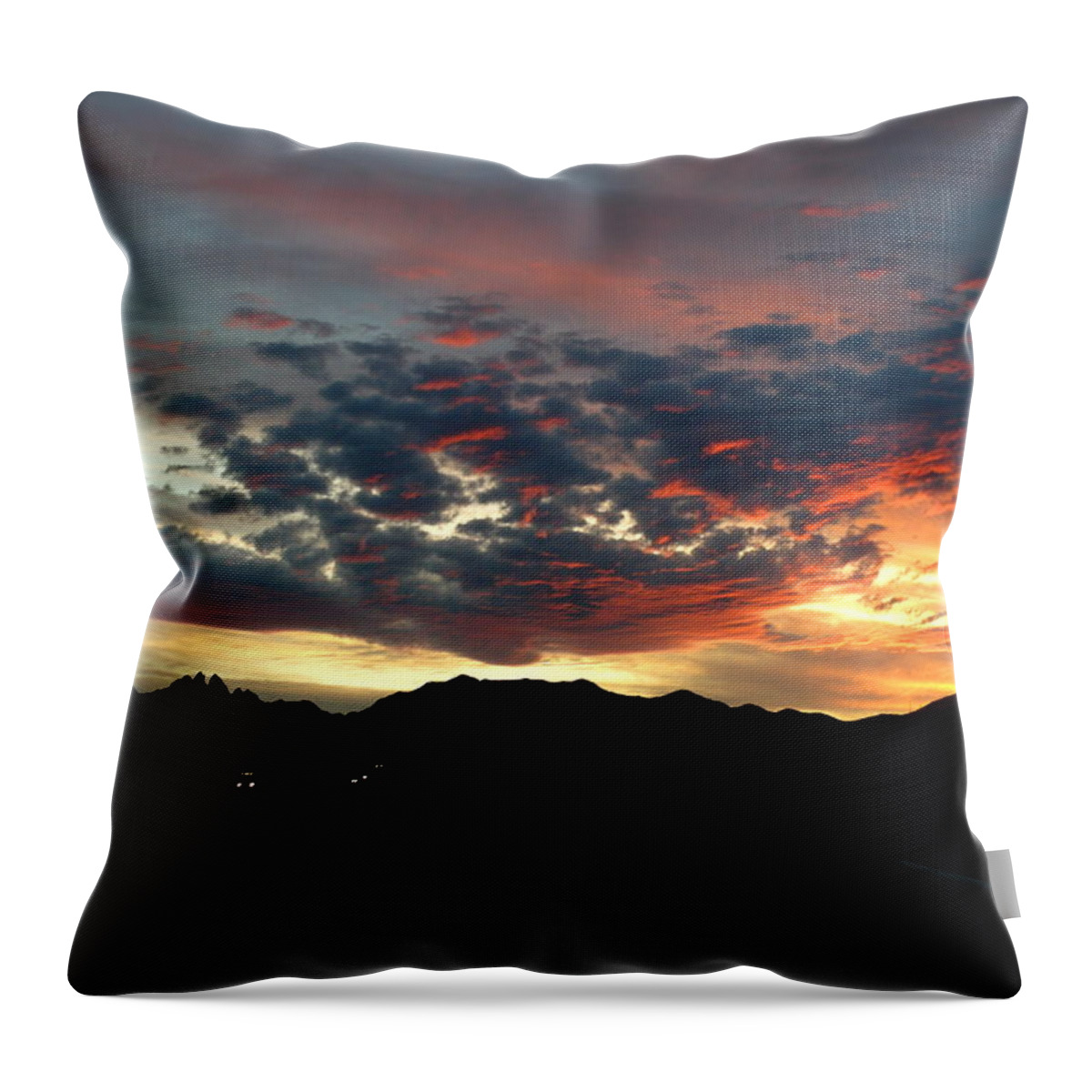 Sky Throw Pillow featuring the photograph Spectacular Sky by Christopher Brown