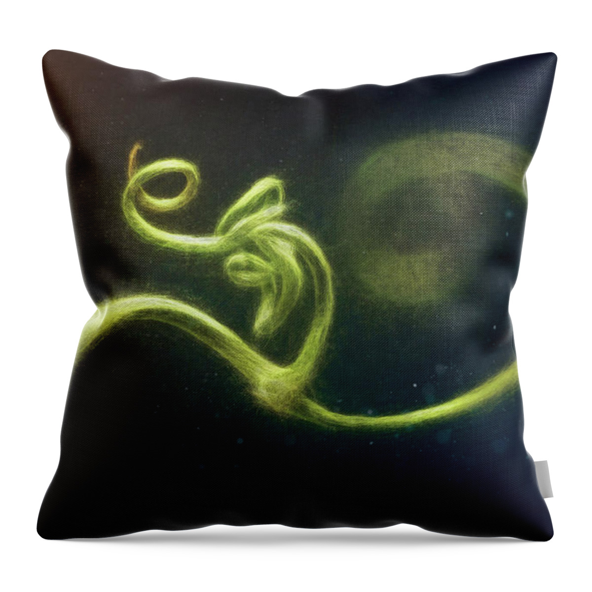Pea Throw Pillow featuring the photograph Spiral by Scott Norris