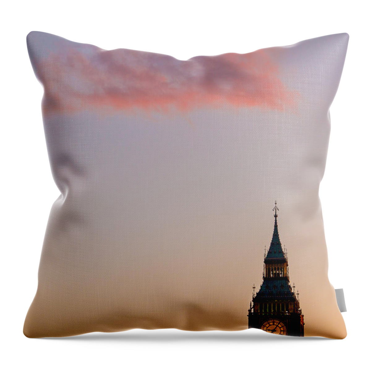 London Throw Pillow featuring the photograph Spires by Howard Ferrier