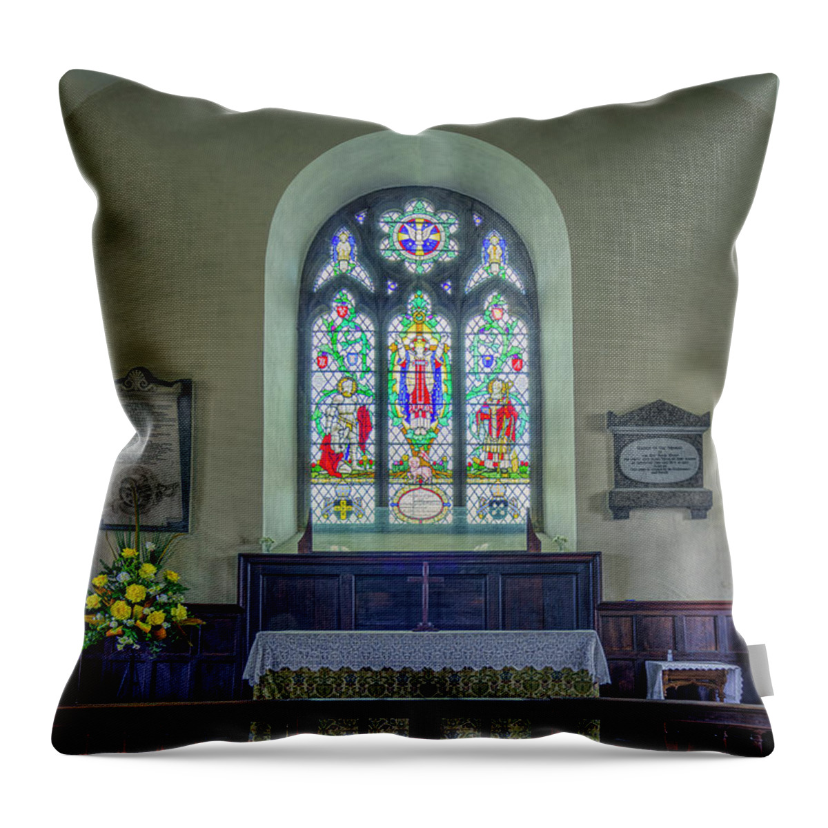 Church Throw Pillow featuring the photograph Spiritual Church by Ian Mitchell