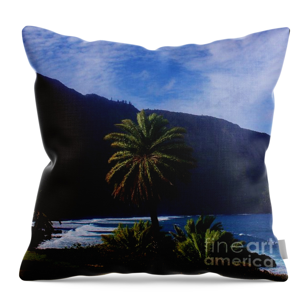 Kalaupapa Throw Pillow featuring the photograph Splendor of Kalaupapa by Craig Wood