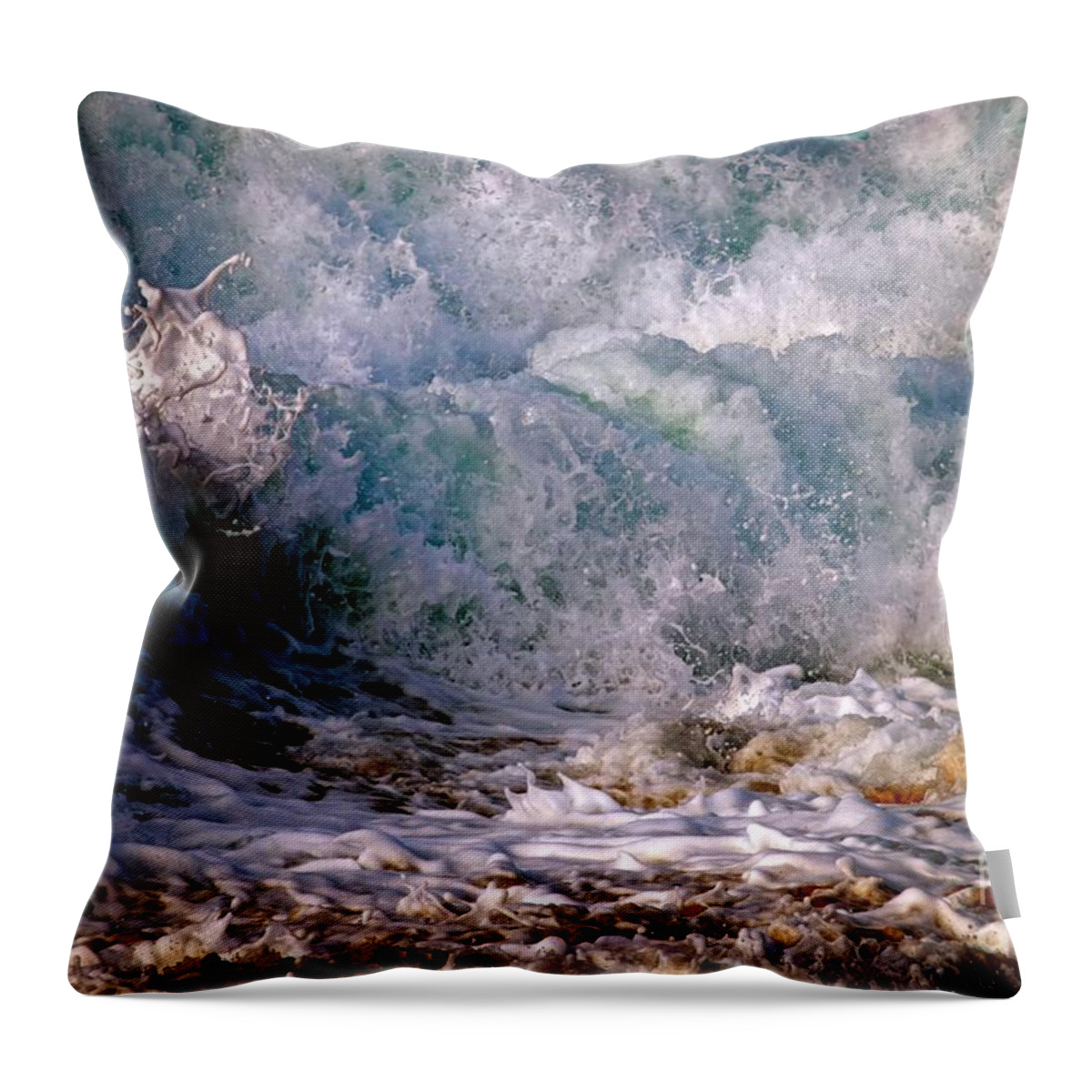 Wave Throw Pillow featuring the photograph Renaissance Wave  Hawaii by Debra Banks