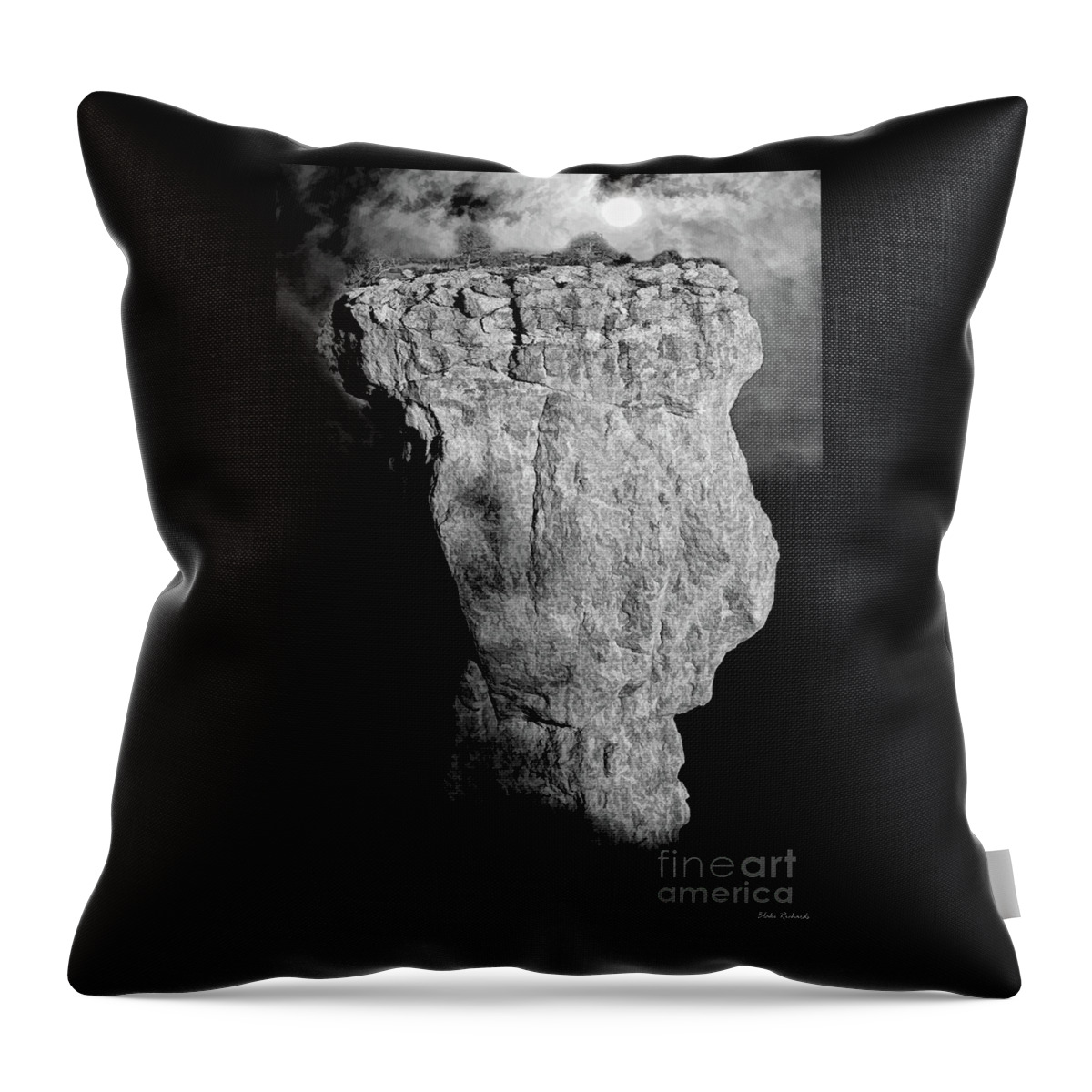  Throw Pillow featuring the photograph Spooky Bryce Canyon by Blake Richards