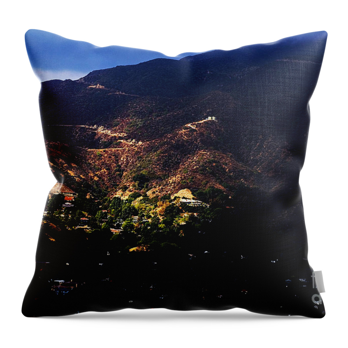 Clay Throw Pillow featuring the photograph Spotlight From The Heavens by Clayton Bruster
