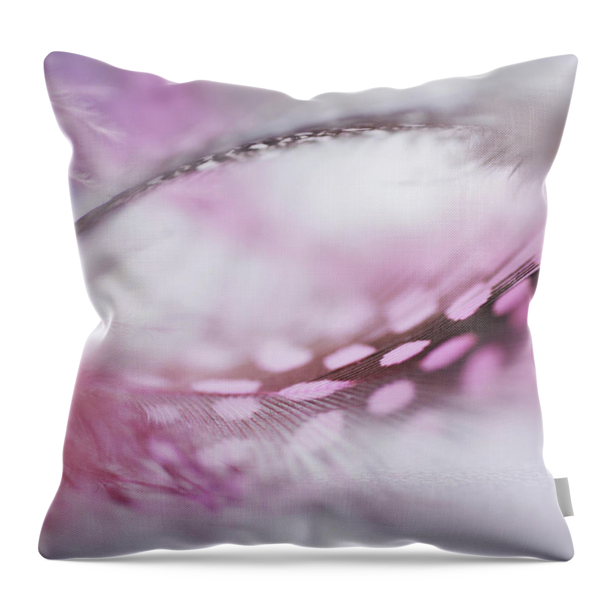 Jenny Rainbow Fine Art Photography Throw Pillow featuring the photograph Spotted Marvel. Angel Series by Jenny Rainbow