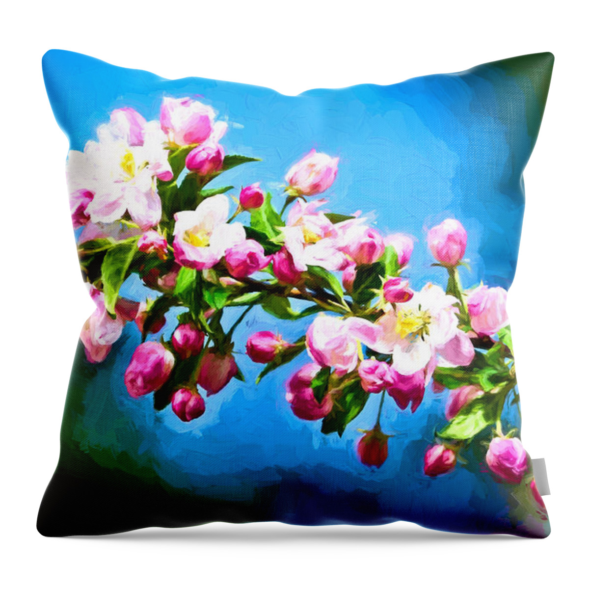 Spring Throw Pillow featuring the photograph Spring Impressions by Greg Norrell