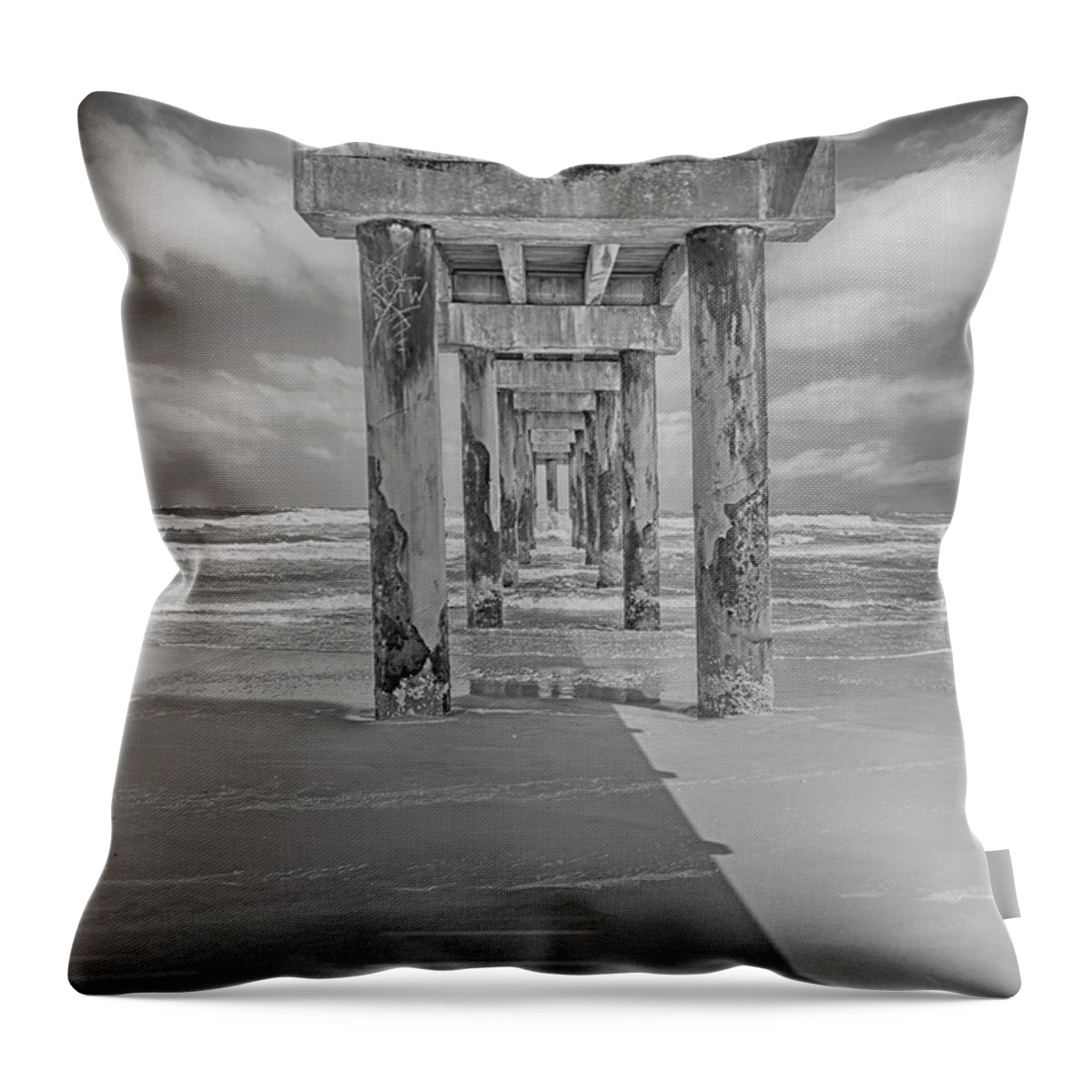 Piers Throw Pillow featuring the photograph St. Augustine Florida Pier by Steven Michael