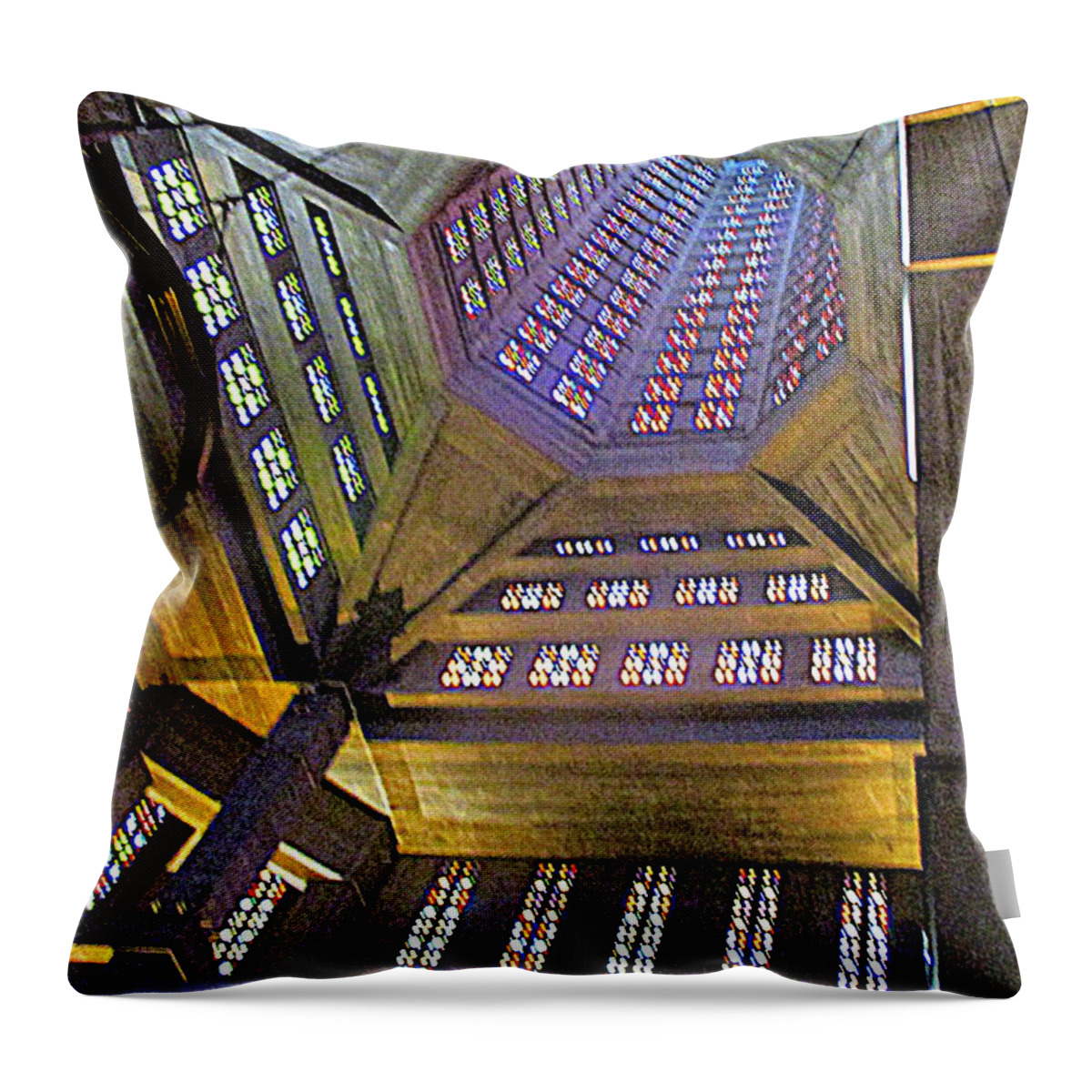 Le Havre Throw Pillow featuring the photograph St Joseph 10 by Randall Weidner