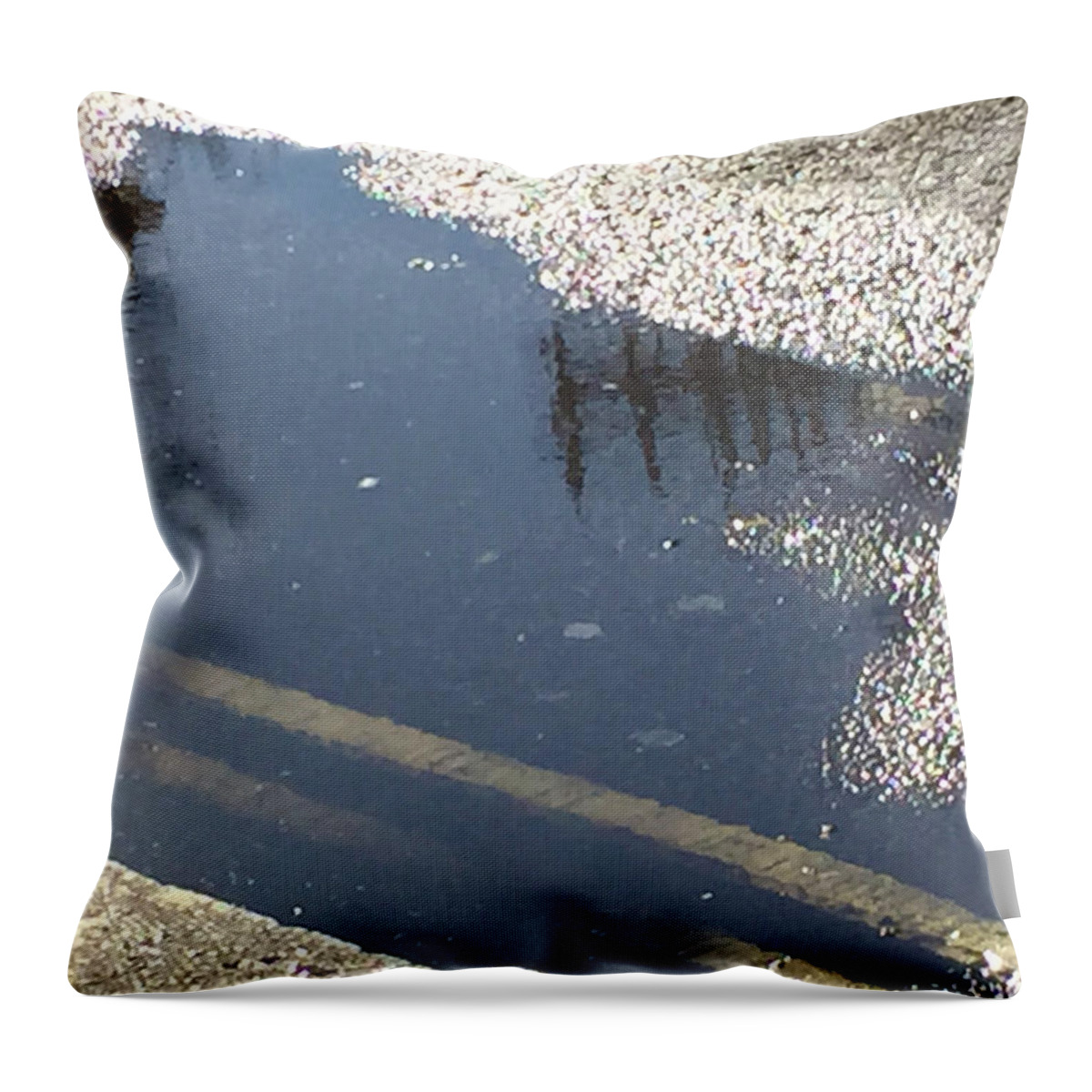 Abstract Throw Pillow featuring the photograph St. Martin's Lane by Jessica Levant