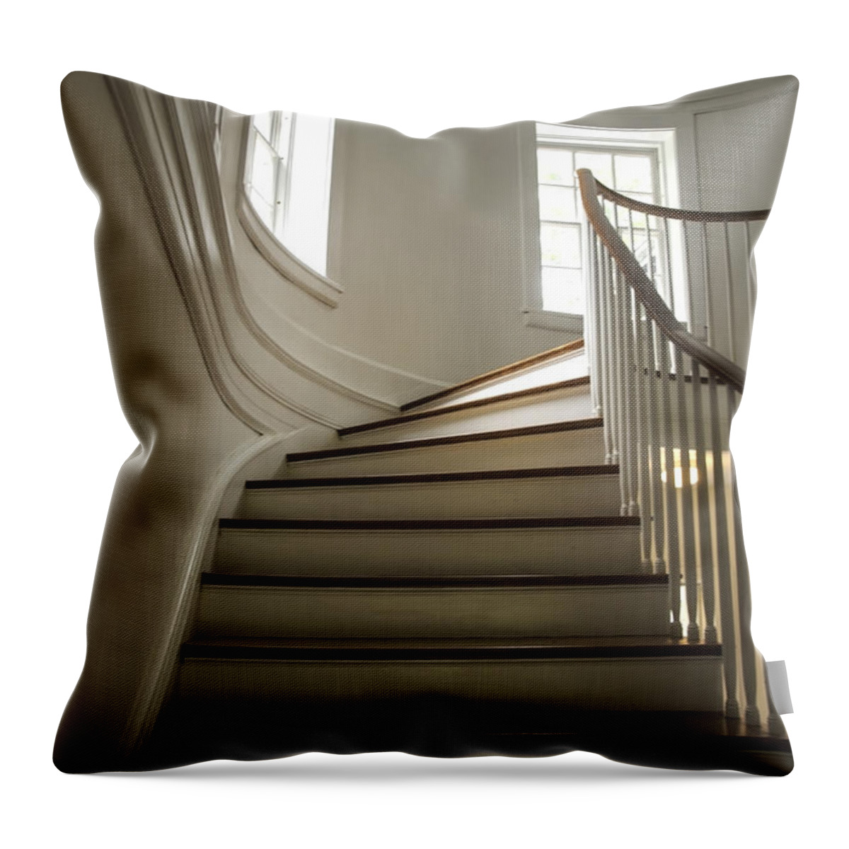 Delaware Water Gap Throw Pillow featuring the photograph Staircase I by Debra Fedchin