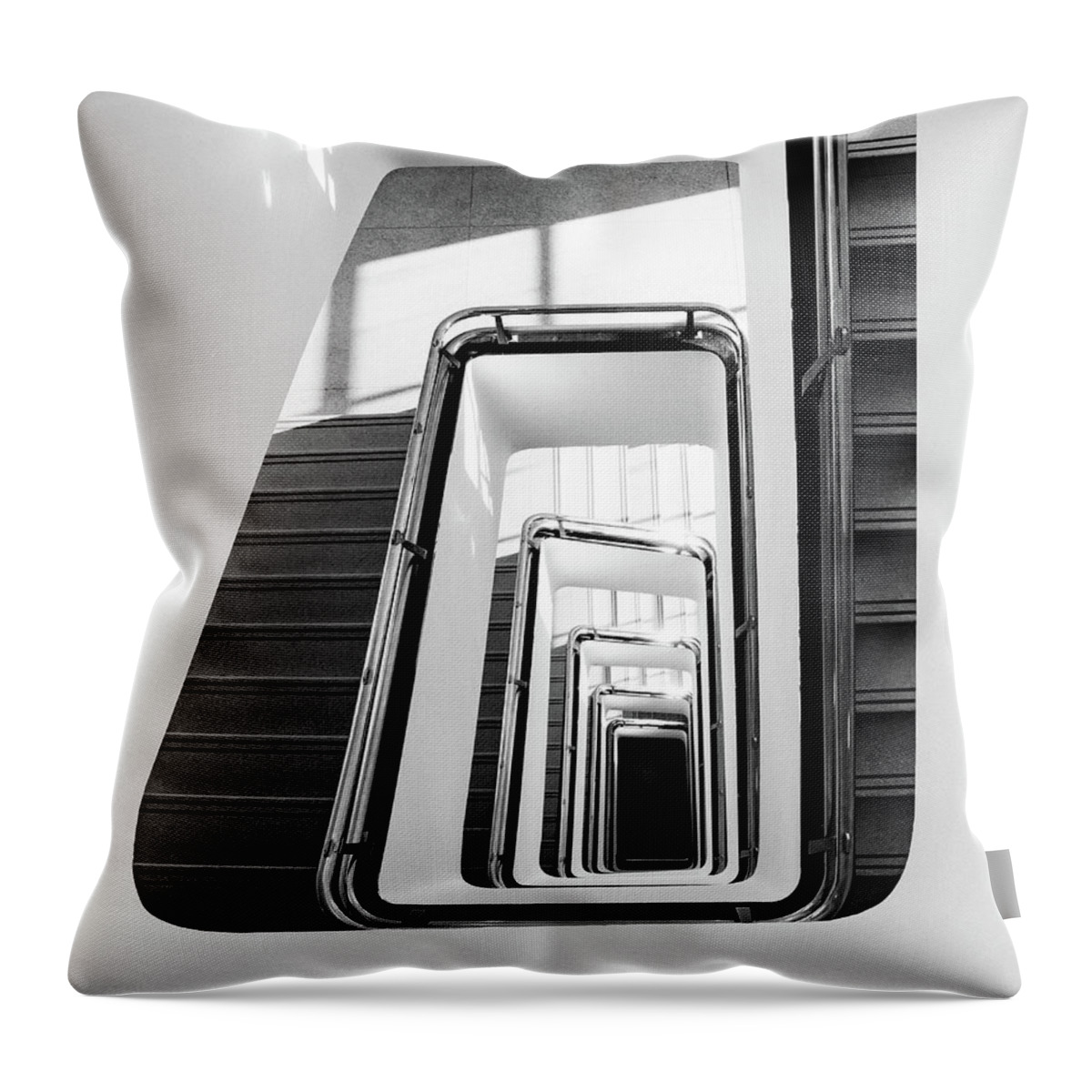 Bm.museum Throw Pillow featuring the photograph Staircase III by Marzena Grabczynska Lorenc