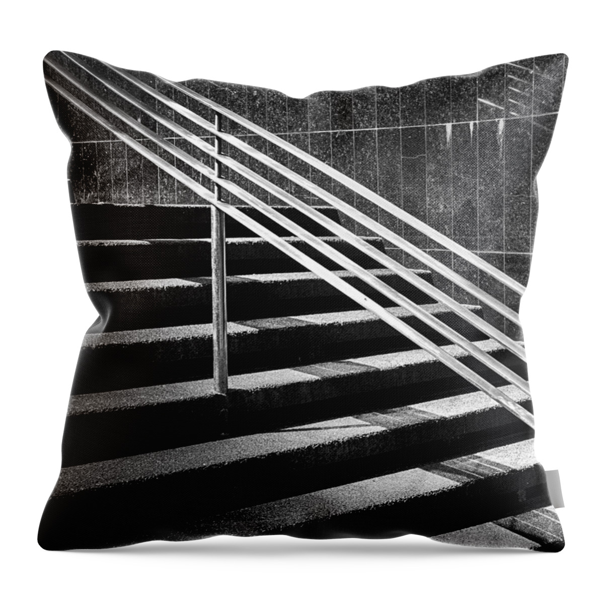 Theresa Tahara Throw Pillow featuring the photograph Stairs by Theresa Tahara