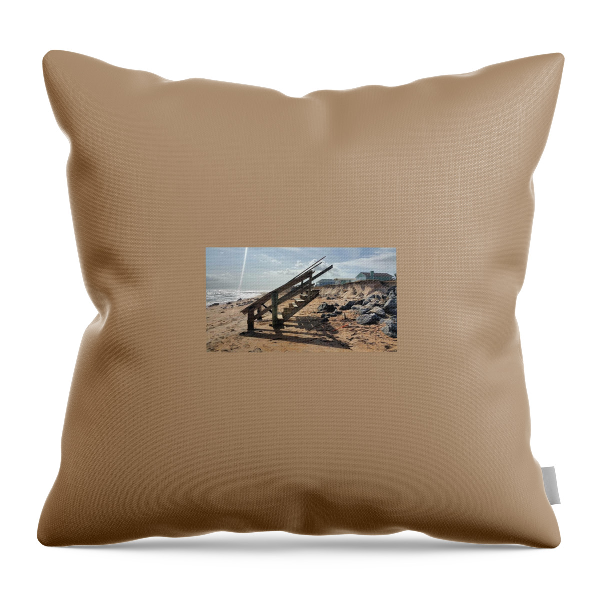 Stairs Throw Pillow featuring the photograph Stairs to Heaven by Michael Albright