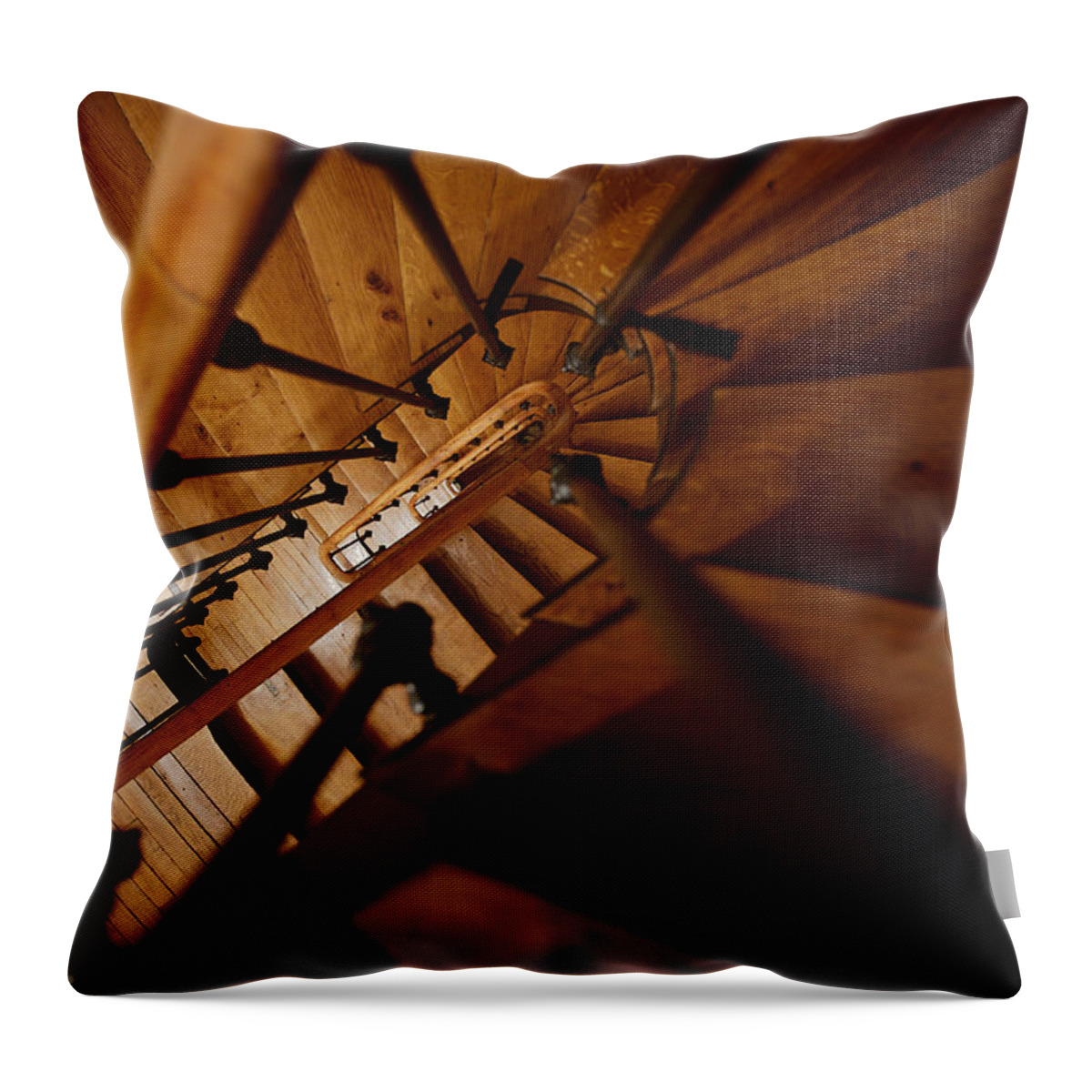 Lawrence Throw Pillow featuring the photograph Stairs To Infinity by Lawrence Boothby