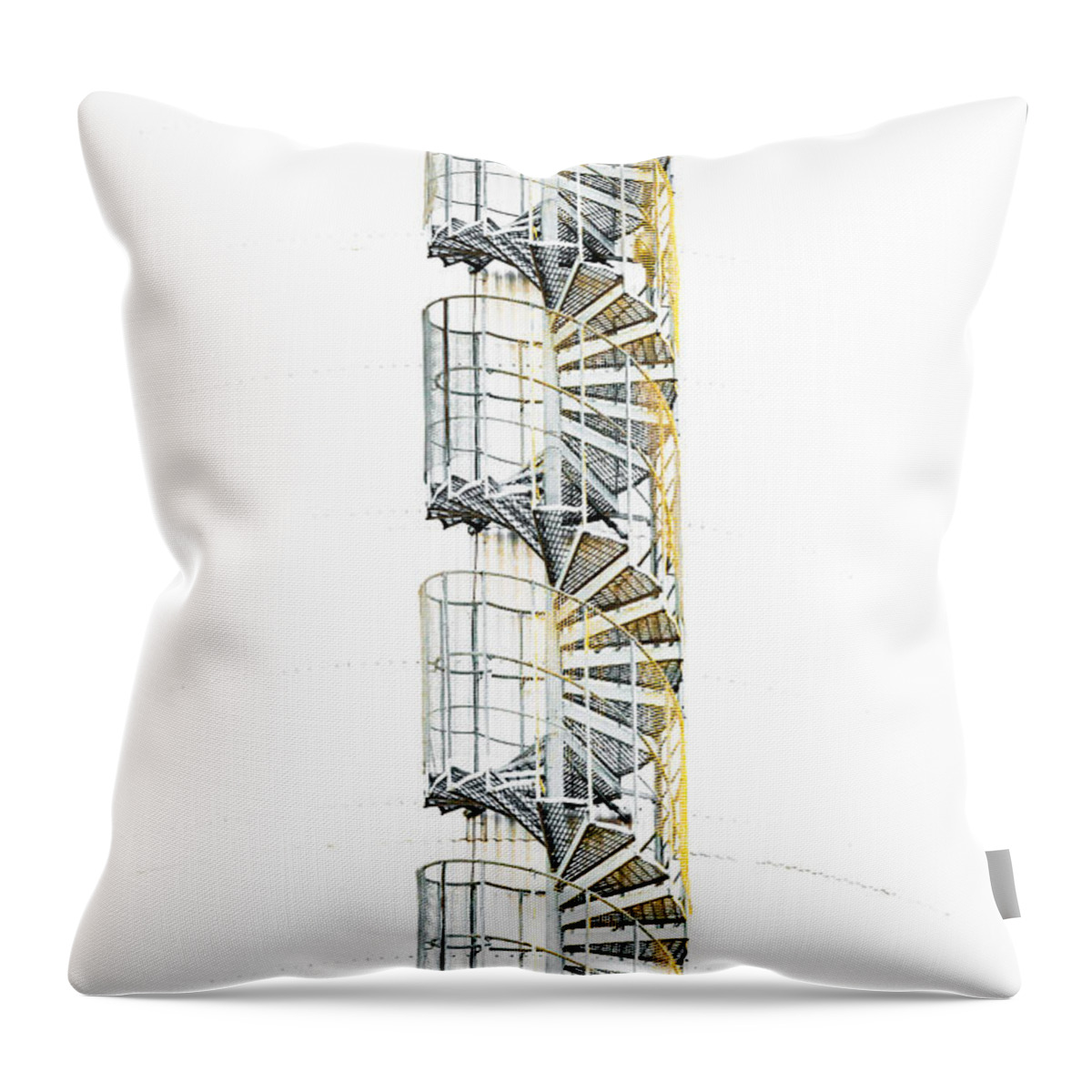 Stairway To Heaven Throw Pillow featuring the photograph Stairway to heaven by Torbjorn Swenelius