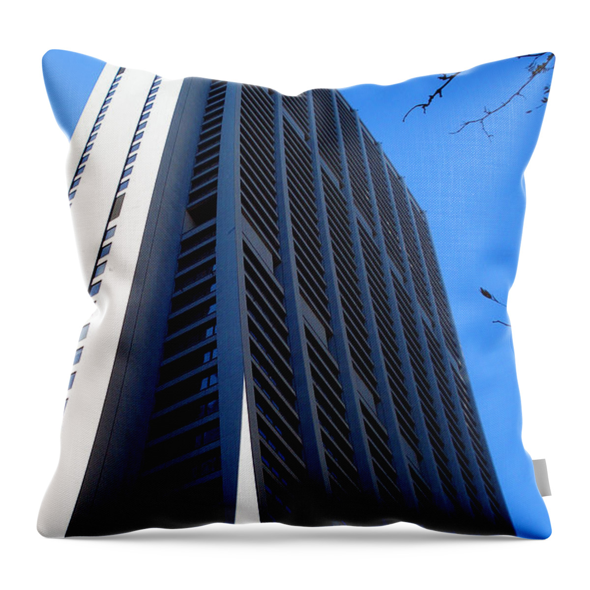 Chicago Throw Pillow featuring the photograph Standing Tall Chicago by DB Artist