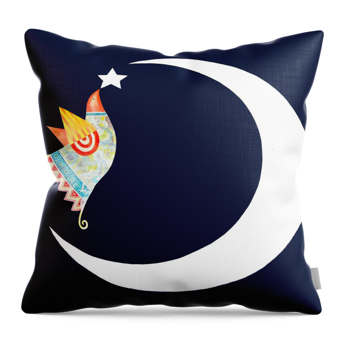 Star Throw Pillow featuring the photograph Star Bird by Munir Alawi