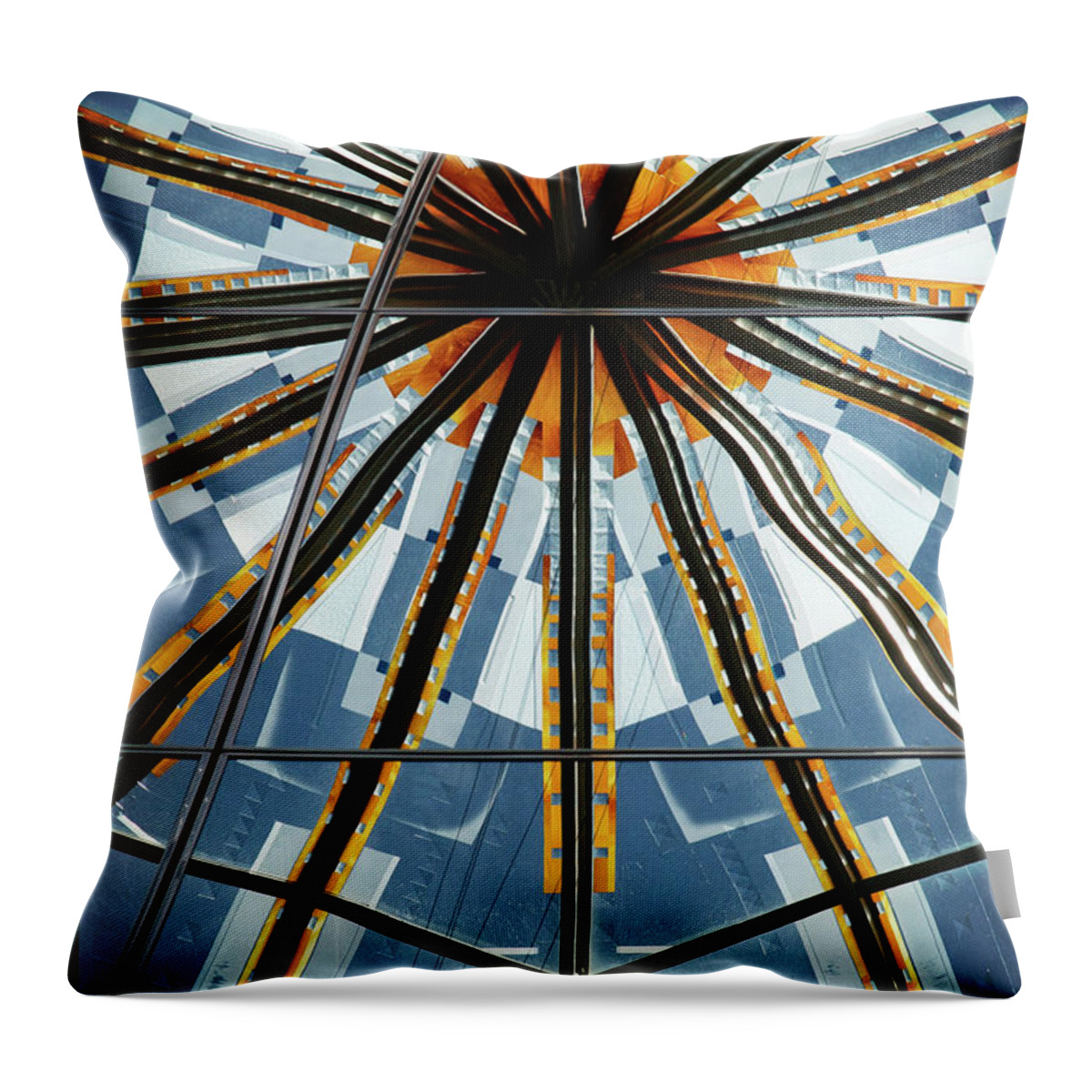 Photograph Throw Pillow featuring the photograph Starburst by Kathy Strauss