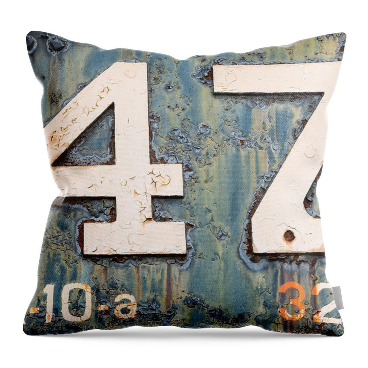 Pennsylvania Throw Pillow featuring the photograph Steam Engine 47 by Jeff Abrahamson