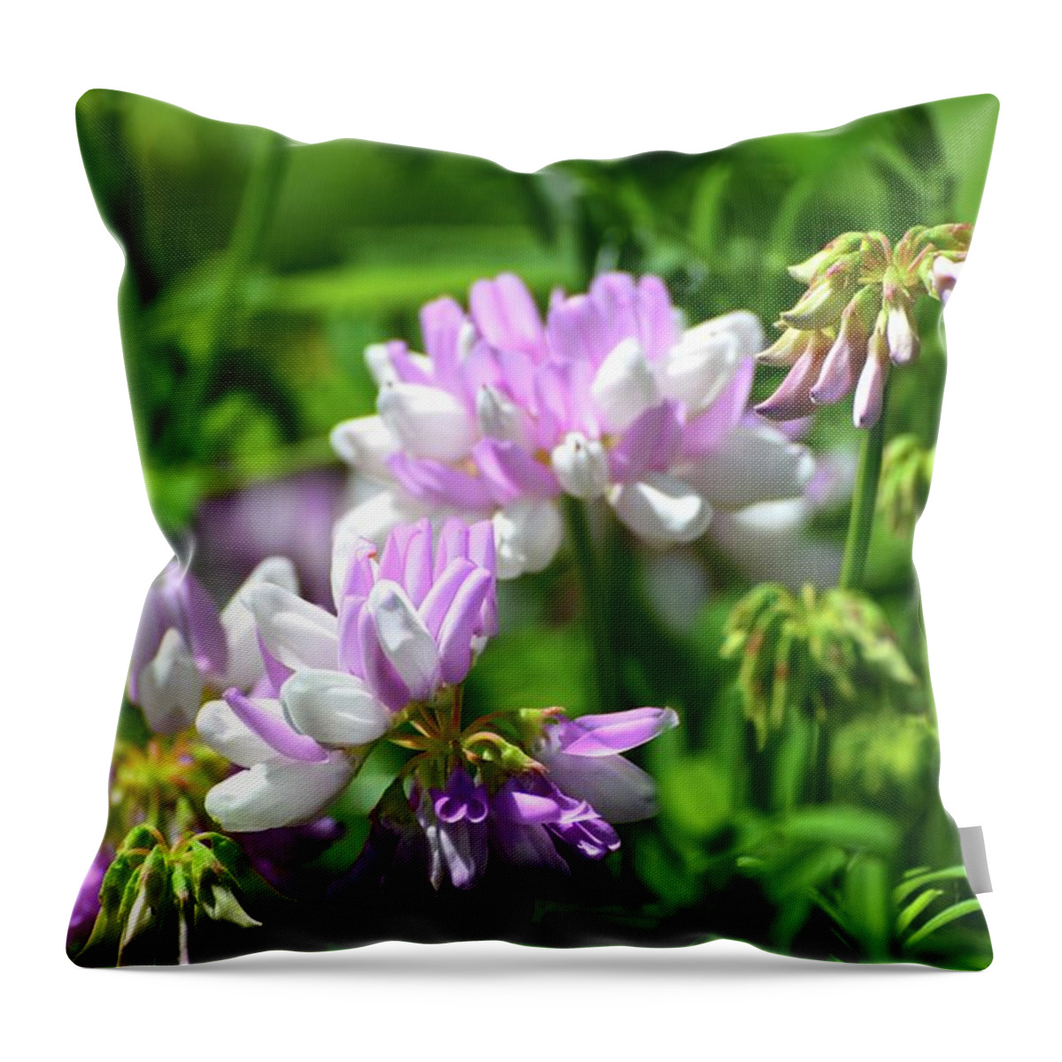 Abstract Throw Pillow featuring the photograph Still Growing by Lyle Crump