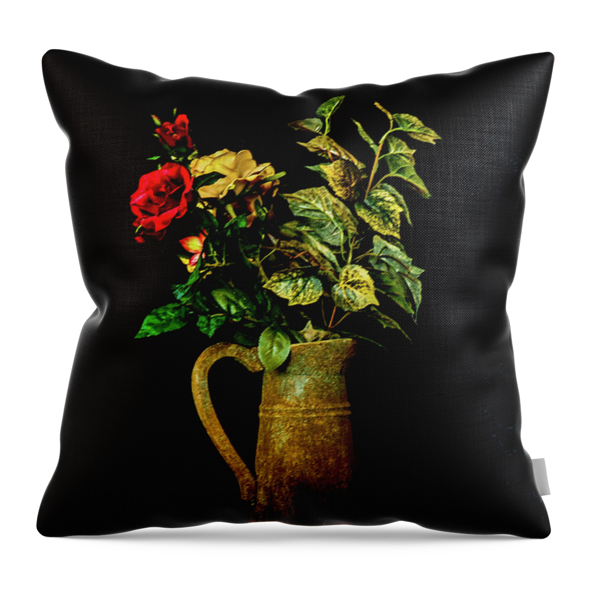 Still Life Throw Pillow featuring the photograph Still Life # 4 by Tom and Pat Cory