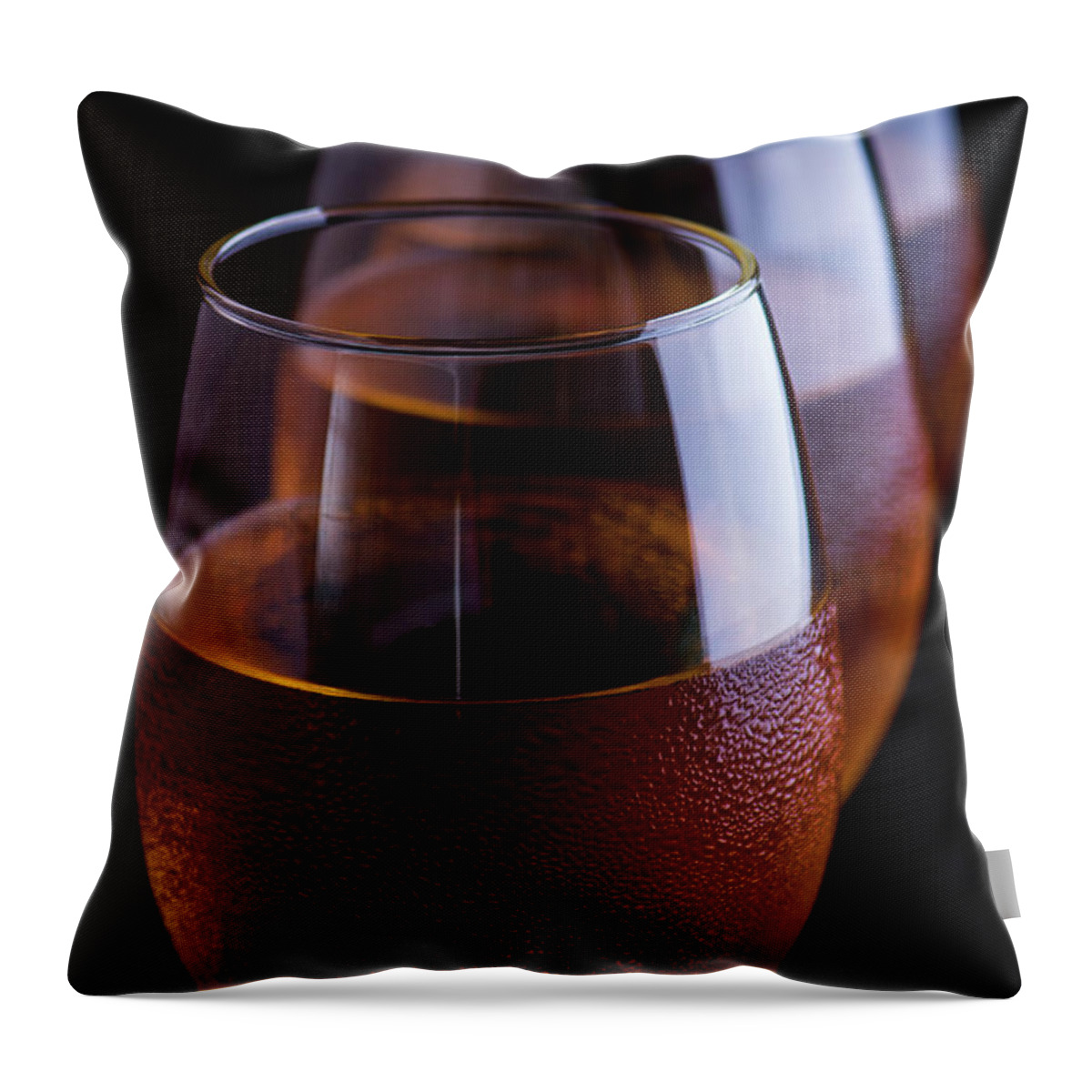 Liquid Throw Pillow featuring the photograph Still Life Drinks by Ester McGuire