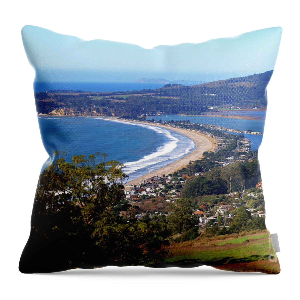 Stinson Beach Throw Pillow featuring the photograph Stinson Beach by Charlene Mitchell