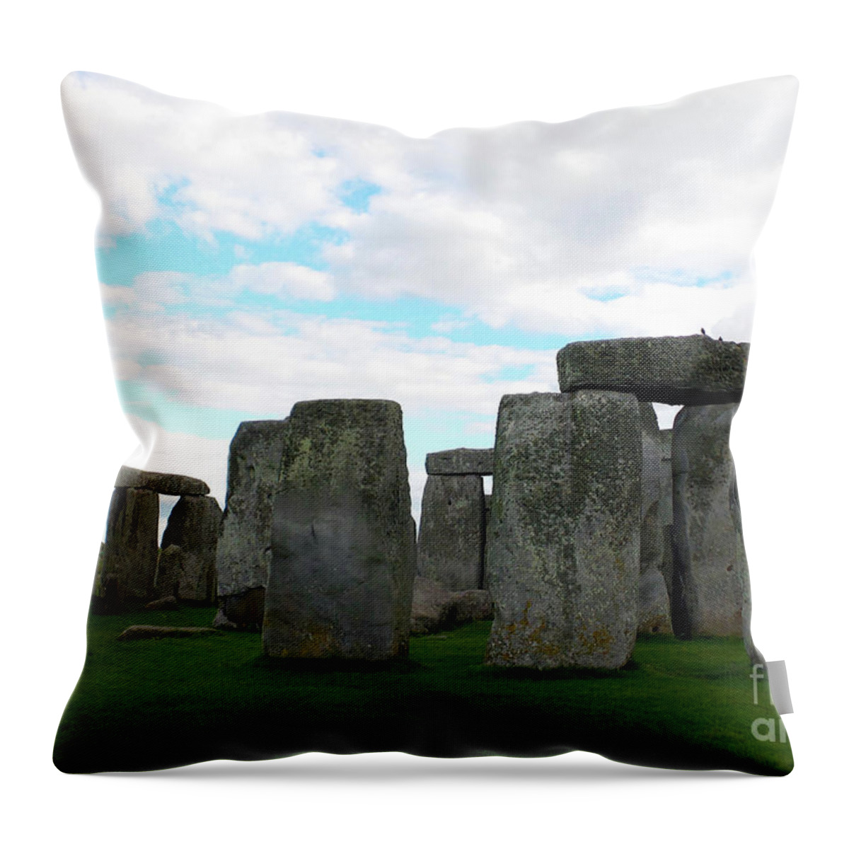 Photography Throw Pillow featuring the photograph Stonehenge 2 by Francesca Mackenney
