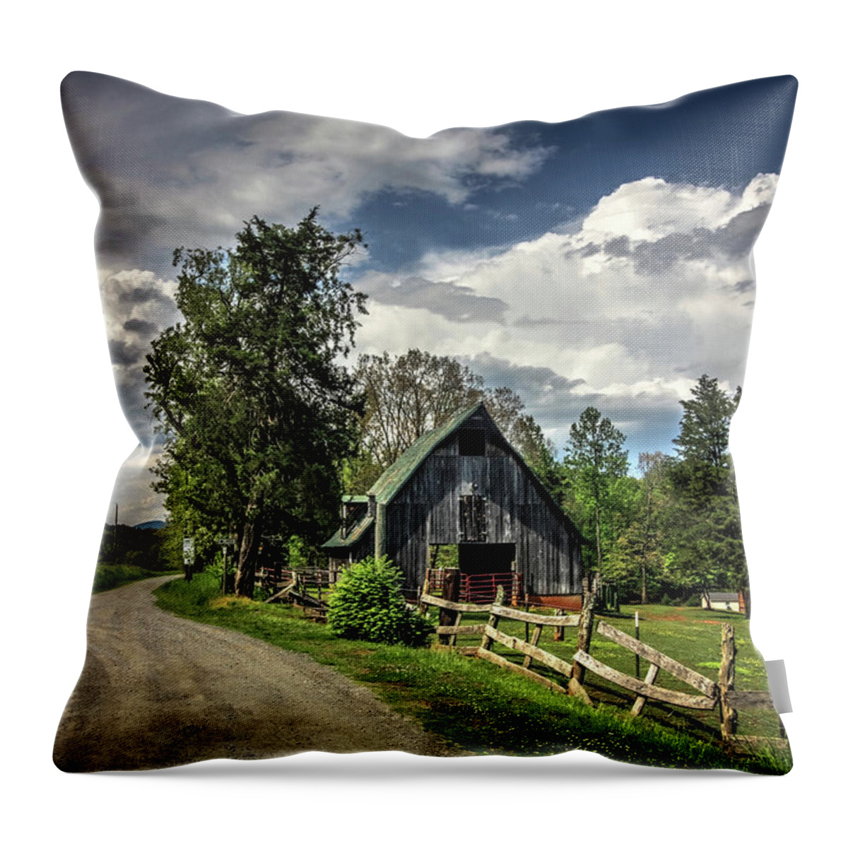 Thunderstorm Throw Pillow featuring the photograph Storm Brewing by Bob Bell