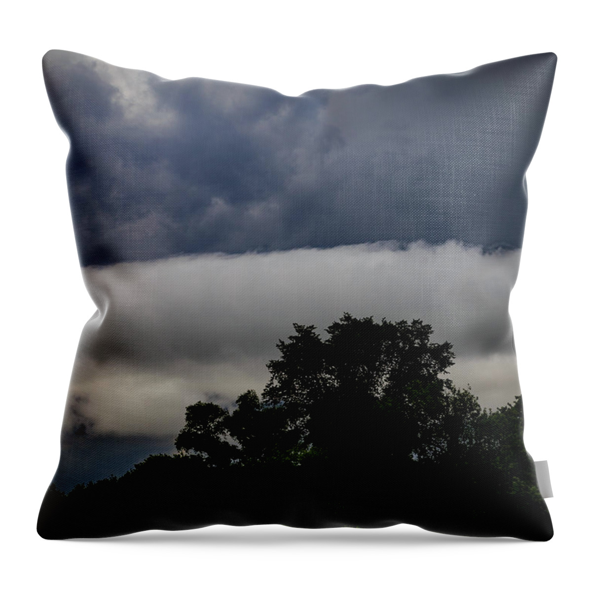 Sky Throw Pillow featuring the photograph Stormy Summer Sky by Kathleen Scanlan