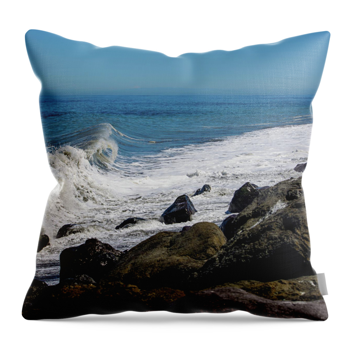 Ocean Throw Pillow featuring the photograph Strait of Juan de Fuca by Tikvah's Hope