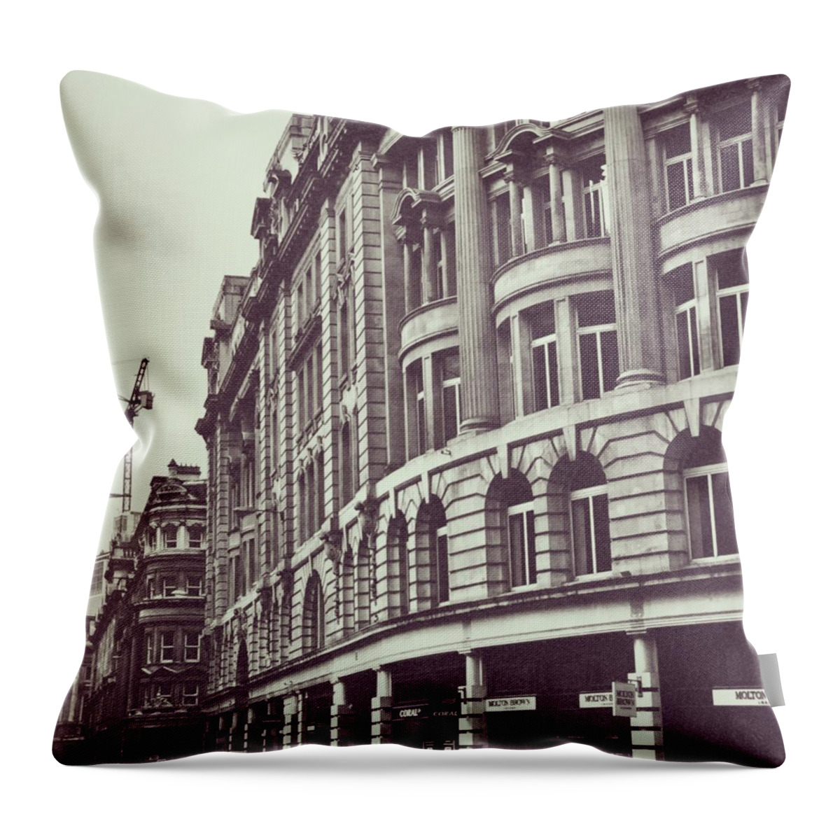 London Throw Pillow featuring the photograph Streets of London by Trystan Oldfield