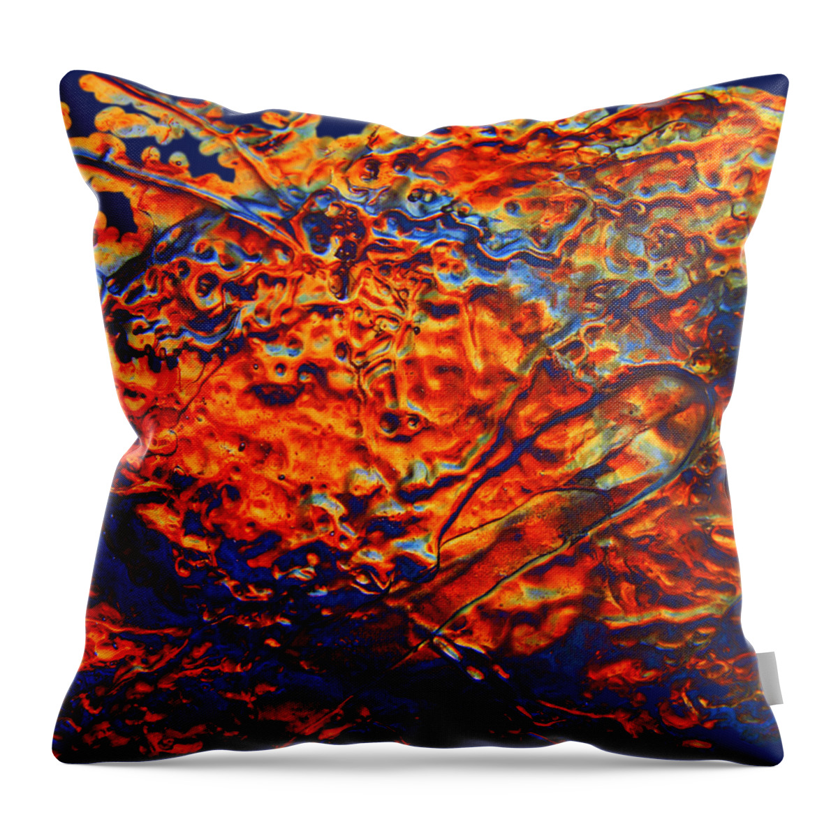 Ice Throw Pillow featuring the photograph Strike by Sami Tiainen