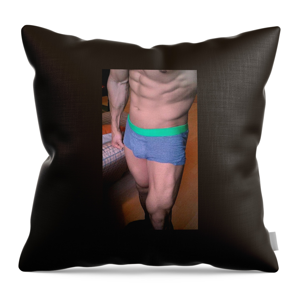  Throw Pillow featuring the photograph Strong Legs For Standing Up All The Time When You Are Falling Down by Chris