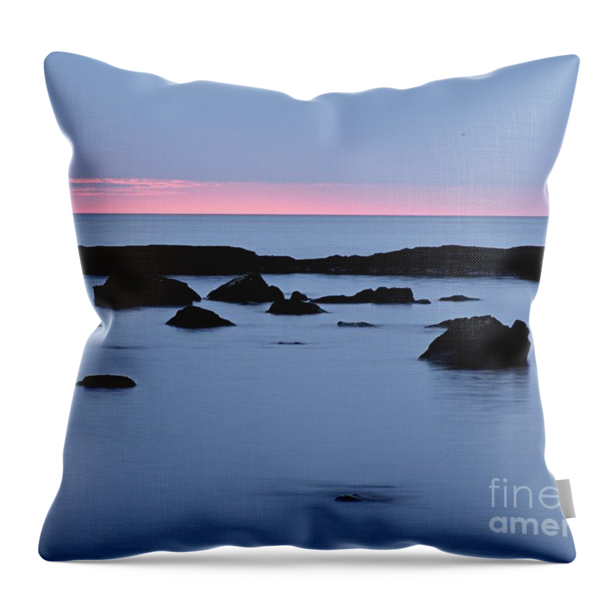 Photography Throw Pillow featuring the photograph Subtle Sunrise by Larry Ricker