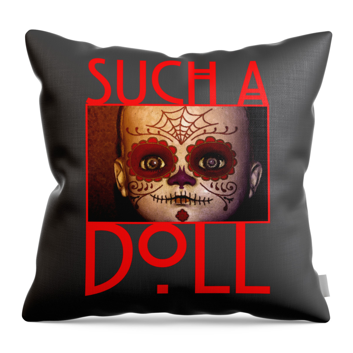 Doll Throw Pillow featuring the photograph Such A Doll by WB Johnston