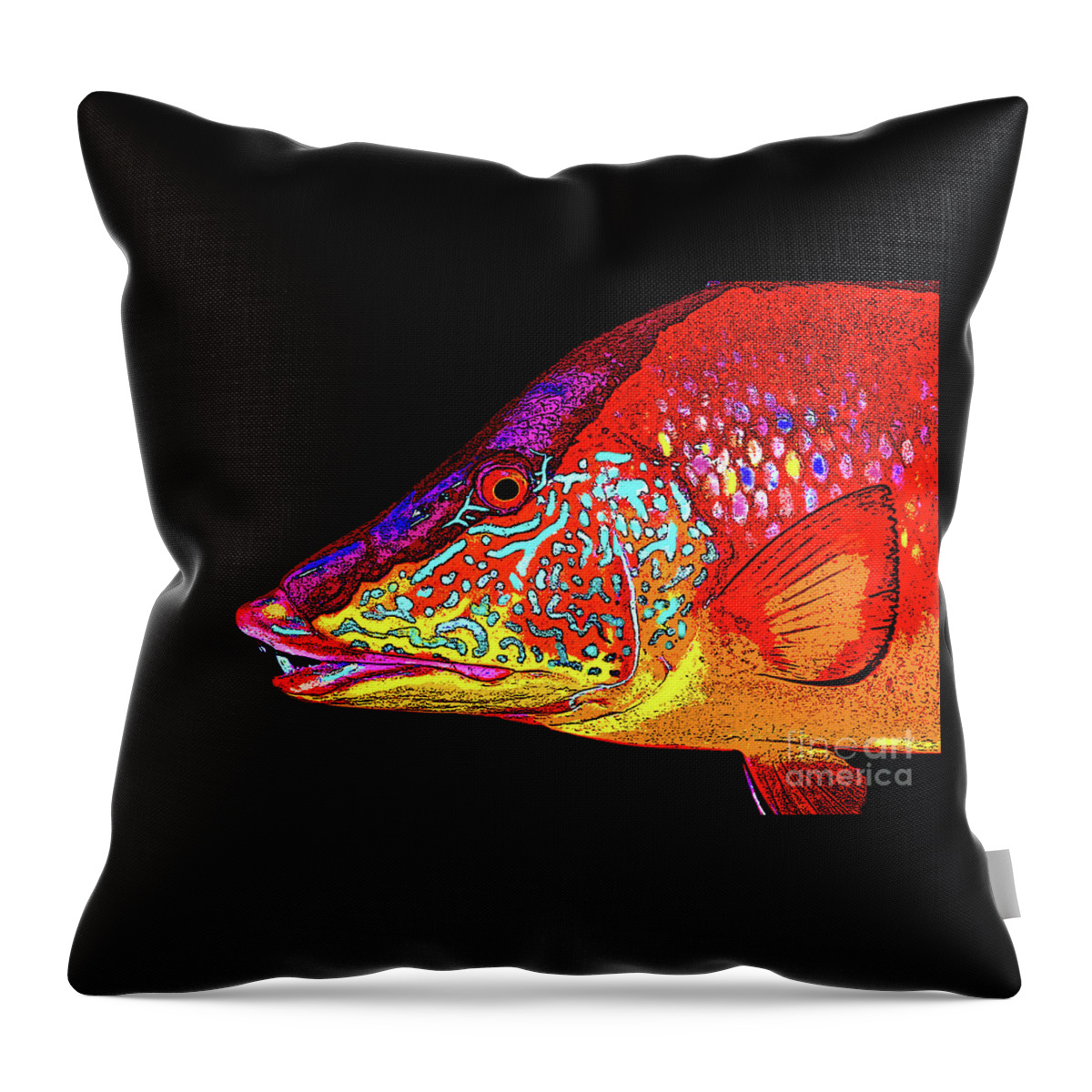 Kerisart Throw Pillow featuring the photograph Such a Hog by Keri West
