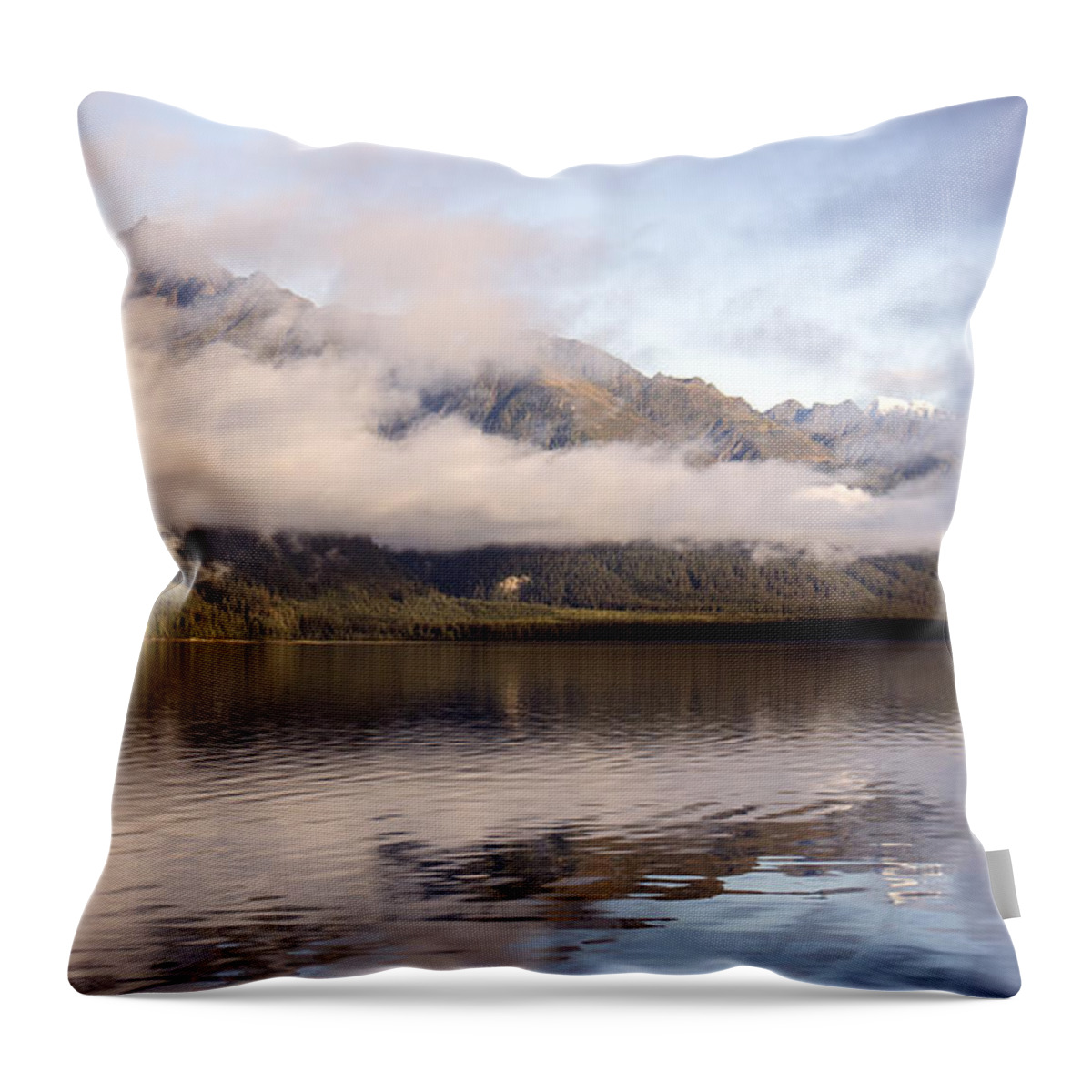 Chilkat Range Throw Pillow featuring the photograph Sullivan Island Sunset by Michele Cornelius