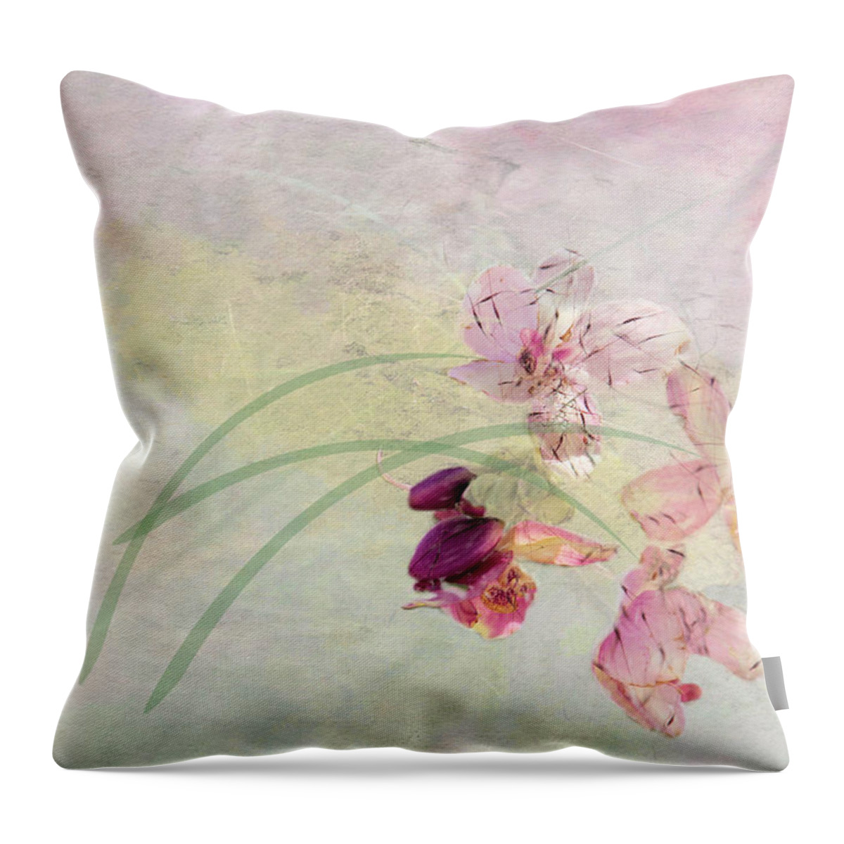 Flower Throw Pillow featuring the photograph Summer Breeze by Rosalie Scanlon