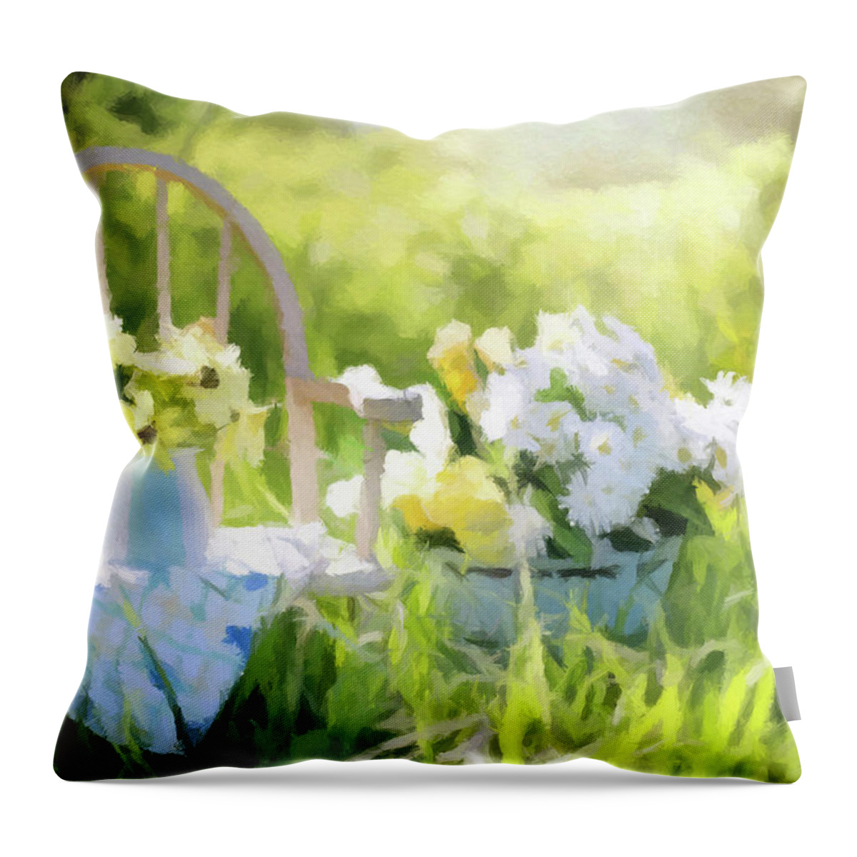 Summer Throw Pillow featuring the photograph Summer Dreaming by David Dehner