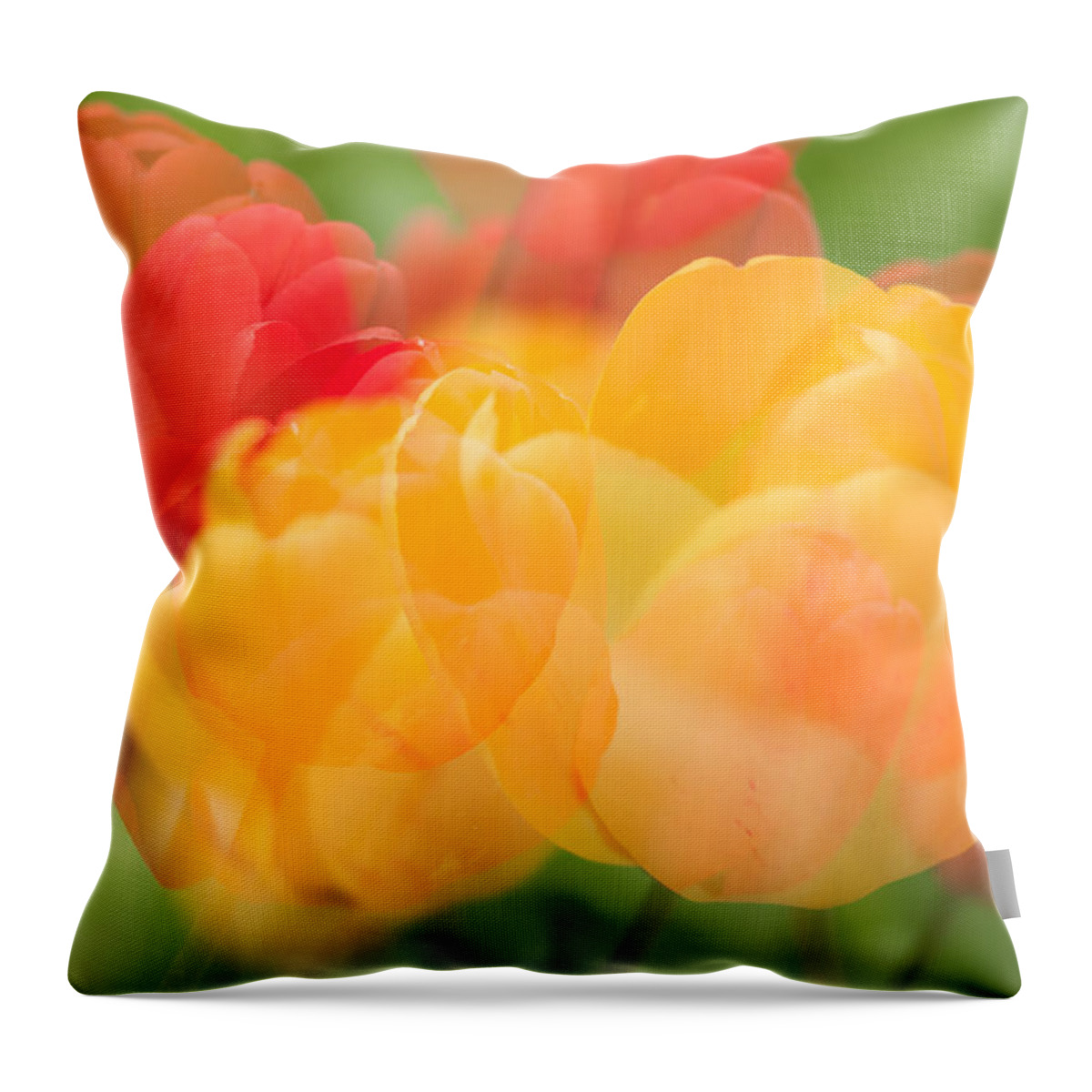 Abstract Throw Pillow featuring the photograph Summer Feeling by Marcus Karlsson Sall