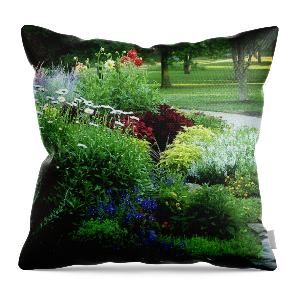 Summer Throw Pillow featuring the photograph Summer View by Lena Wilhite