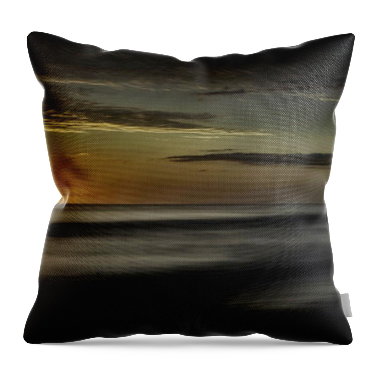 Sundown Throw Pillow featuring the photograph Sundown at Santa Rosa Beach by Walt Foegelle