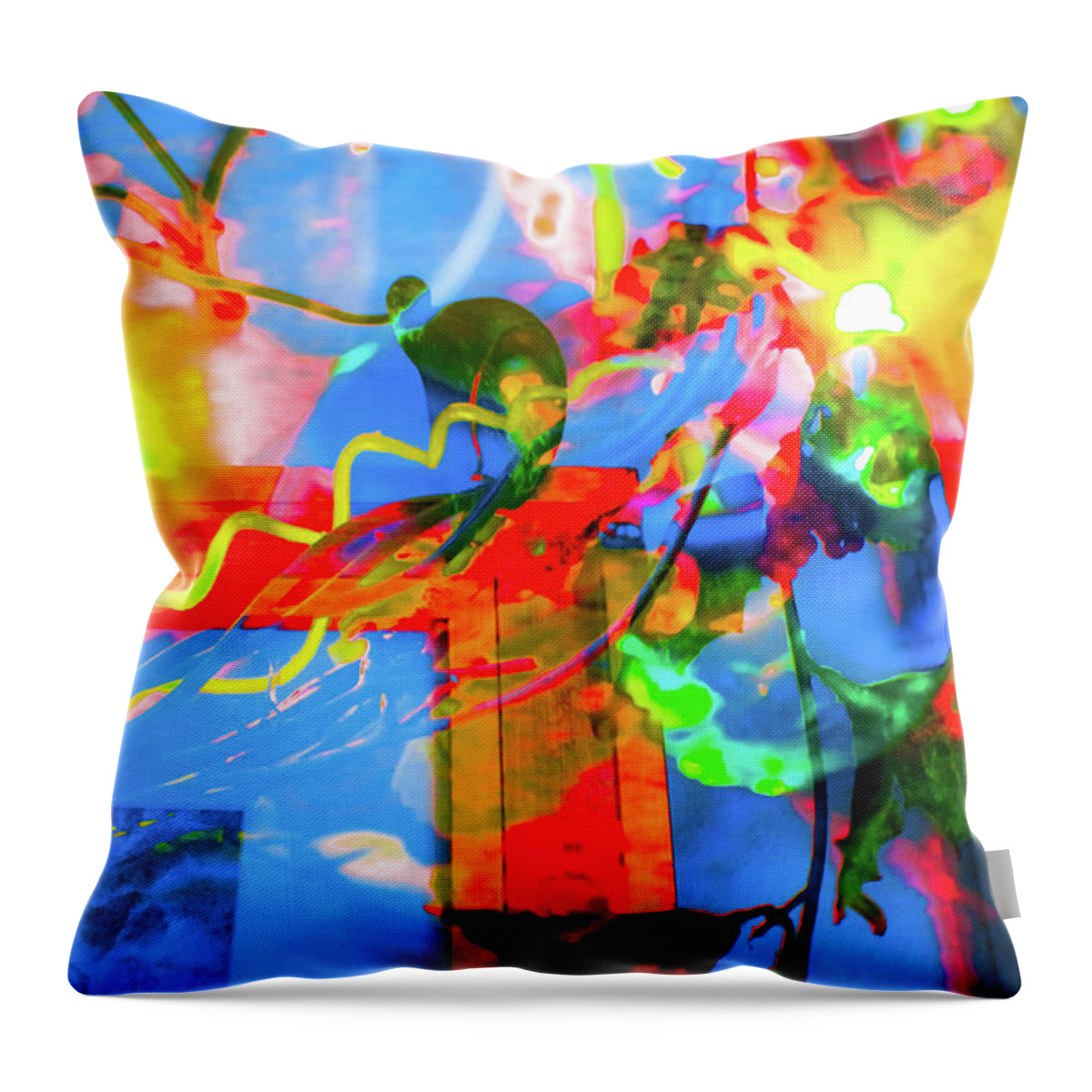 Adria Trail Throw Pillow featuring the photograph Sunny Disposition by Adria Trail
