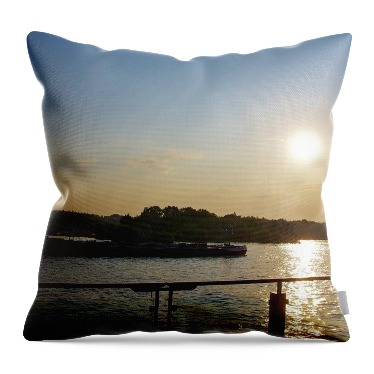 Sunrise Throw Pillow featuring the photograph Sunrise Kinderjik 5 by Phyllis Spoor