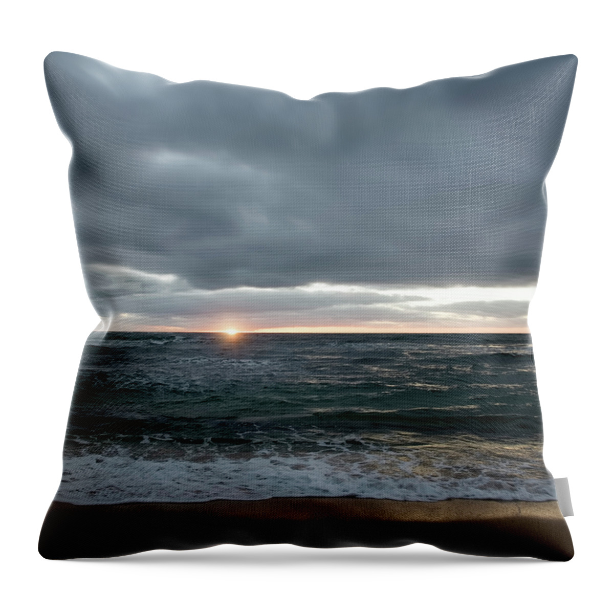 Sunrise On Kauai Throw Pillow featuring the photograph Sunrise on Kauai by Steven Michael