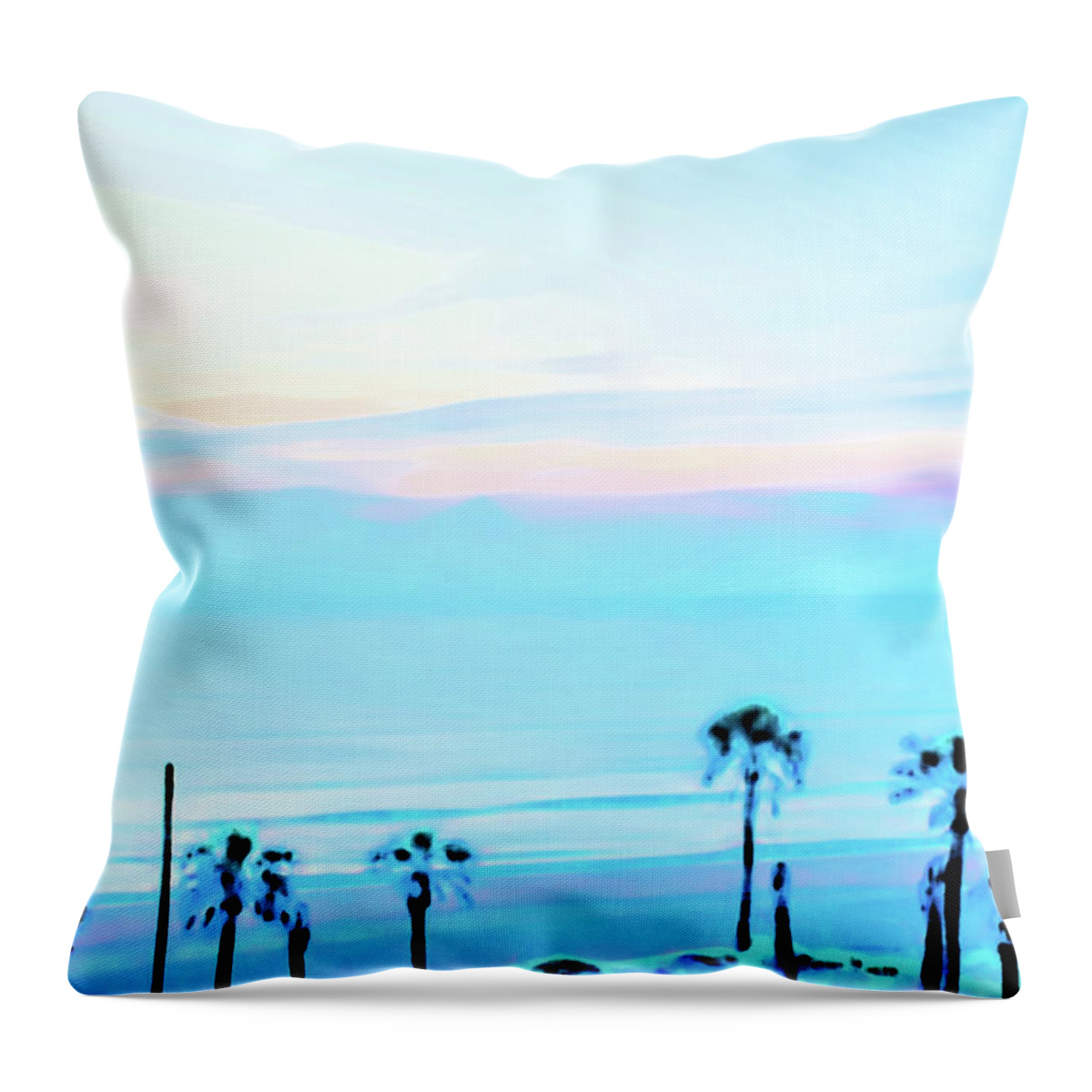 Sunrise Throw Pillow featuring the photograph Sunrise over Daytona Beach One by Gina O'Brien